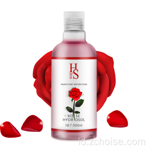 Label pribadi Concentrated Rose Hydrosol Clear